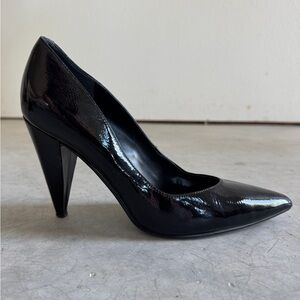 Marc Fisher Shiny Black Heels